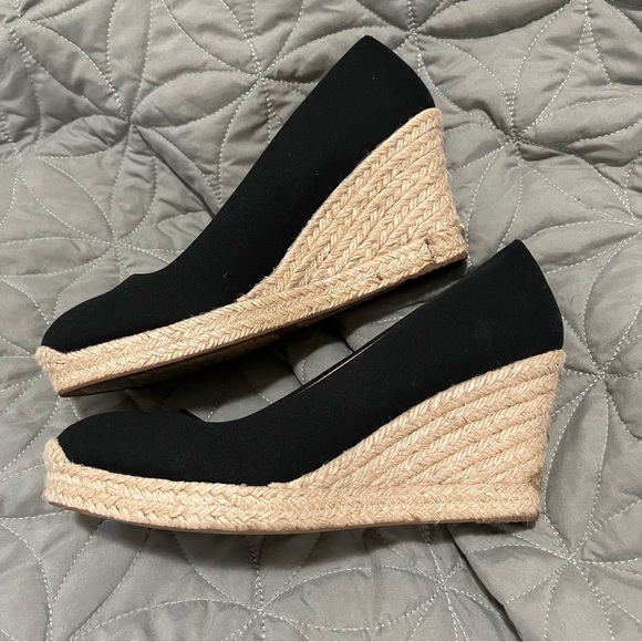 J Crew Canvas espadrille wedges Platform with Jute Size 9 - Picture 6 of 8